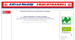 Desktop Screenshot of alfred-nodop-gmbh.de
